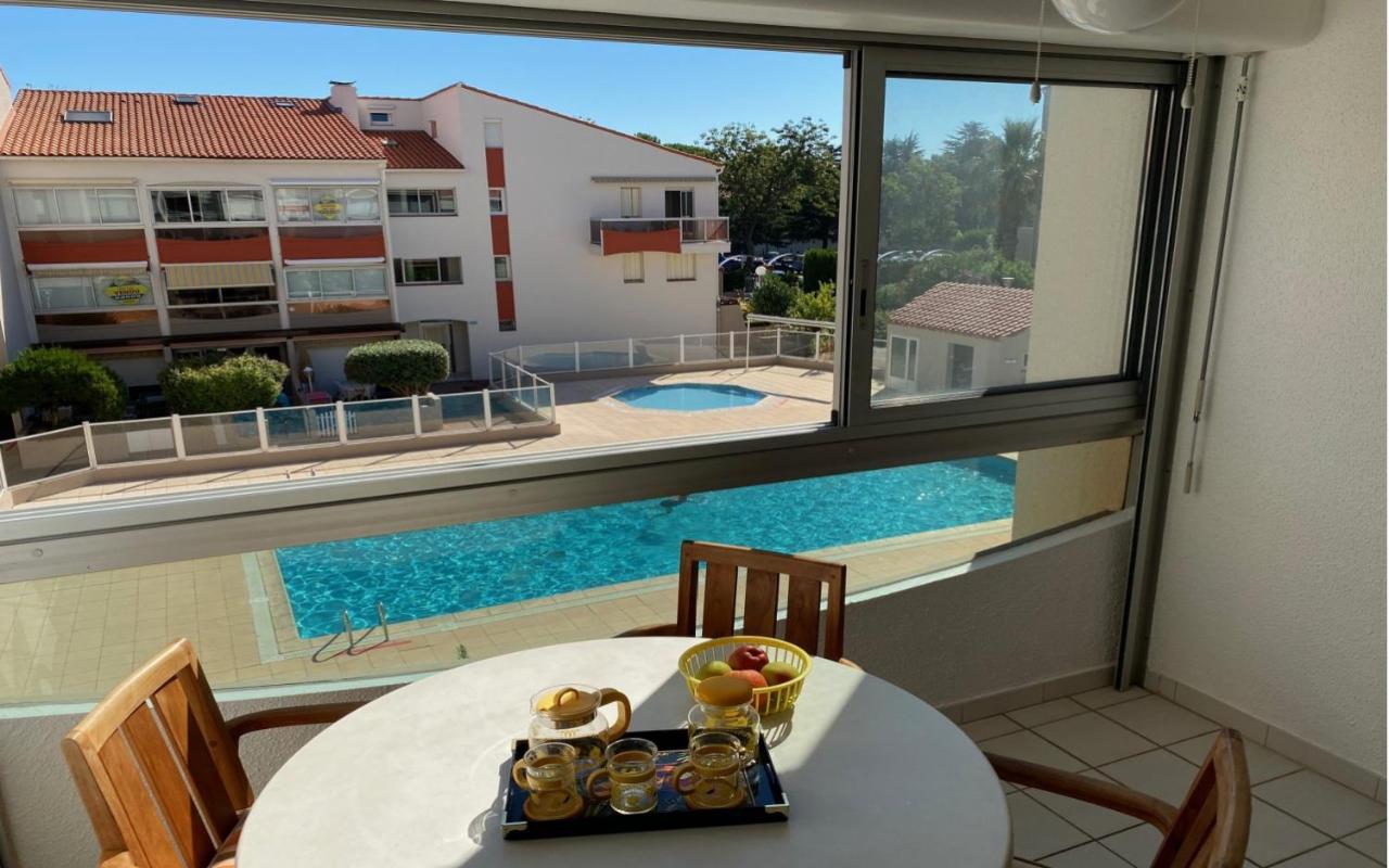 Argeles Plage Studio Piscine Park. Privatif Dans Res. Securisee Eksteriør bilde